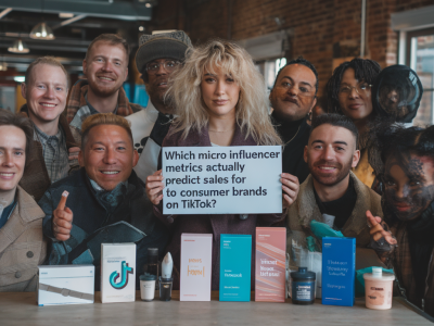 Which micro-influencer metrics actually predict sales for direct-to-consumer brands on tiktok