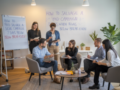 How to salvage a paid social campaign in 7 days when roas falls below break‑even